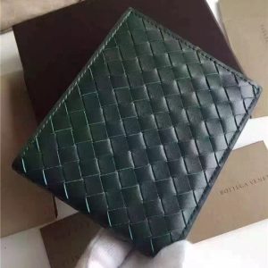 Bottega Veneta Bi-Fold Wallet Green